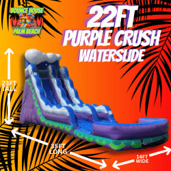 22ft Purple Crush Waterslide