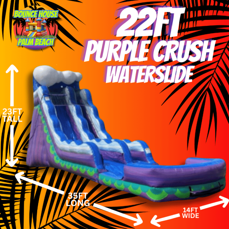 22ft Purple Crush Waterslide