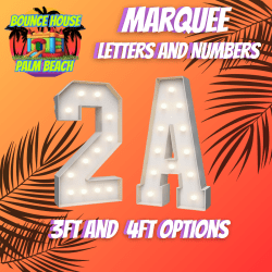 Marquee Letters and Numbers