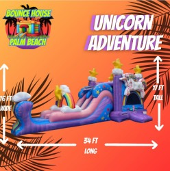 Unicorn Adventure Dual lane bounce / slide combo